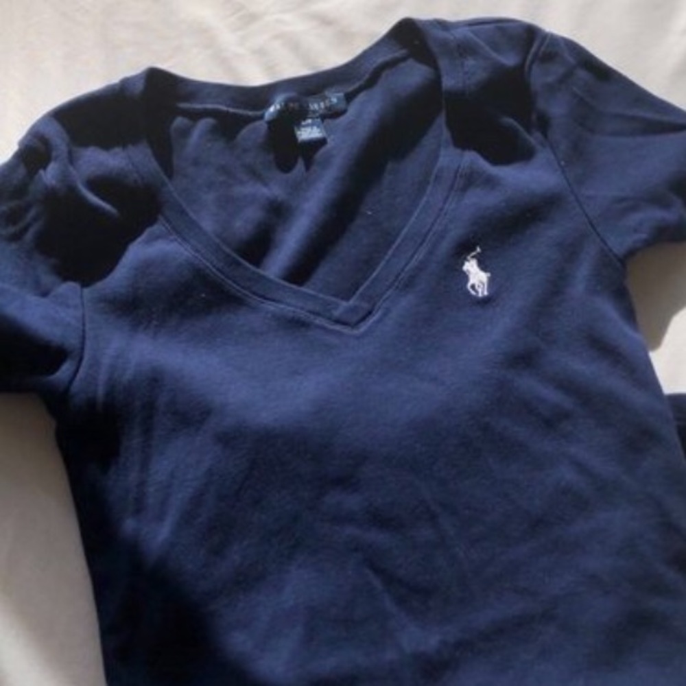 ♡ Ralph Lauren Navy Blue Tee Shirt ♡